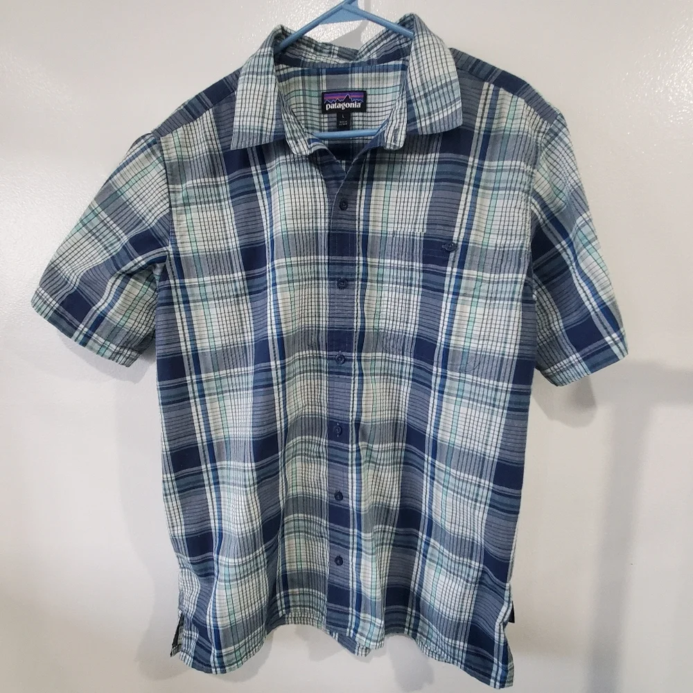 Patagonia worn wear shirt sz Men's L - Picture 1 of 2